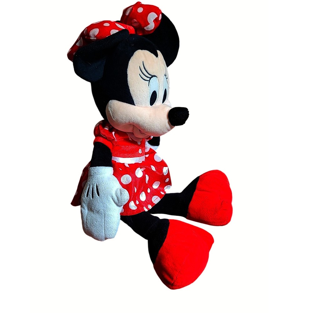Disney Minnie Mouse 2016 Plush Dolls 2 Pack‎ Red Pink Polka Dot Outfit Toys - Picture 5 of 13